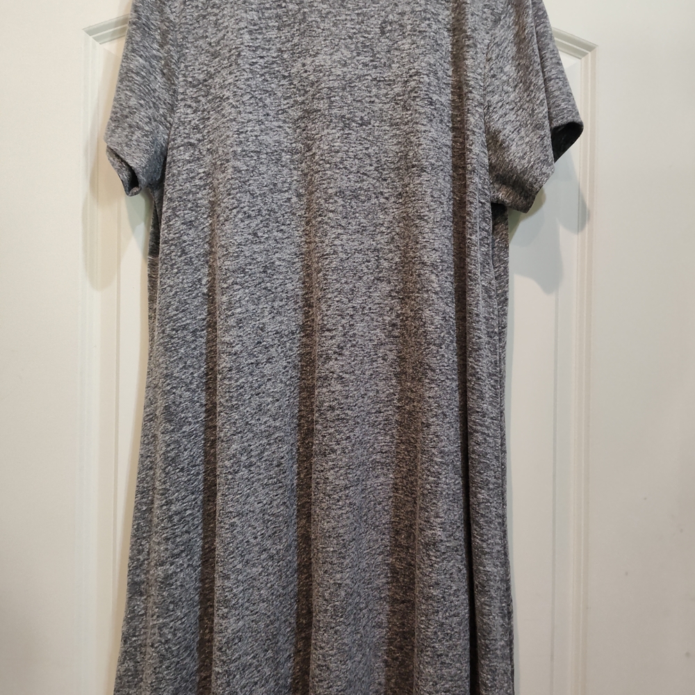 Old Navy Heather Gray Swing Knit Knee-length Dress